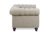 Image of Bowen Traditional 8-Way Hand Tied Tufted Chesterfield Fabric Chair