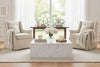 Image of Meribelle "Quick Ship" 360 Degree Swivel Fabric Accent Chair