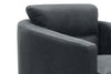 Image of Brice Contemporary Leather SWIVEL/GLIDER Accent Chair