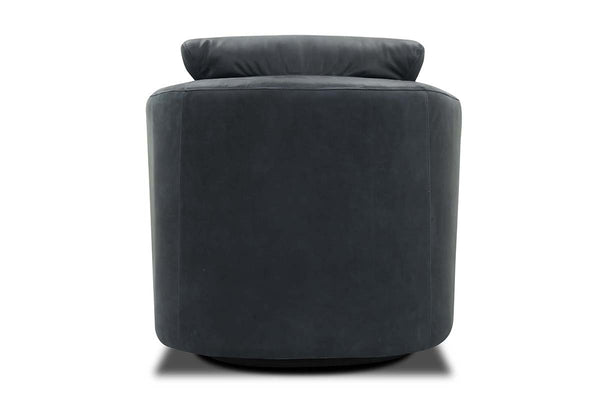 Brice Contemporary Leather SWIVEL/GLIDER Accent Chair