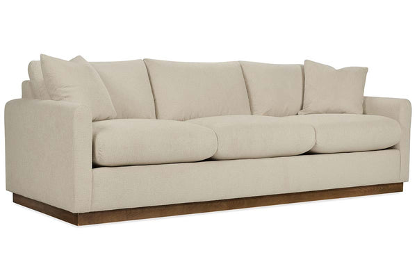 Briggs 97 Inch "Quick Ship" Fabric Upholstered 3 Cushion Sofa