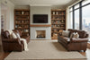 Image of Brighton "Quick Ship" Leather Living Room Furniture Collection