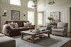 Image of Brighton "Quick Ship" Leather Living Room Furniture Collection