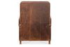 Image of Brookshire Leather Biscuit Back Tufted Recliner Chair