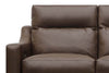 Image of Bryer 110 Inch Power Leather WALL HUGGER THREE RECLINING SEATS Sofa