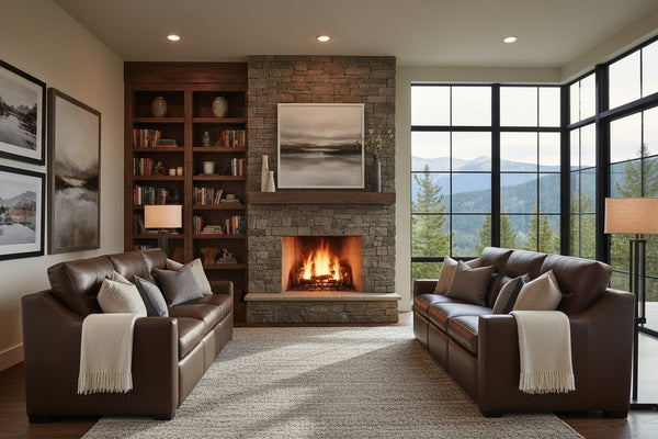 Bryer 110 Inch Power Leather WALL HUGGER THREE RECLINING SEATS Sofa