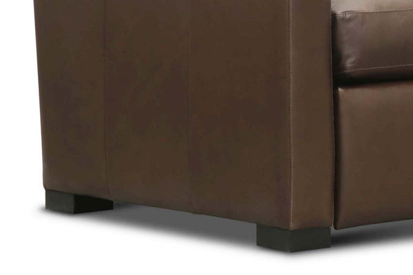 Bryer 110 Inch Power Leather WALL HUGGER THREE RECLINING SEATS Sofa