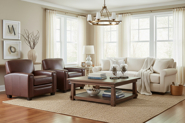 Burton Soho Style Two Seat Sofa Group