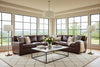 Image of Caden Modern Leather Sectional Couch