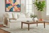 Image of Calista 85, 98 Or 110 Inch Hand-Crafted Oversized Slipcovered Sofa