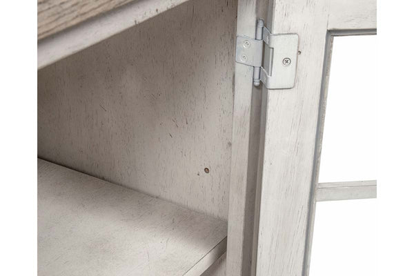 Carlee Antique Linen Modern Farmhouse Storage Dining Server