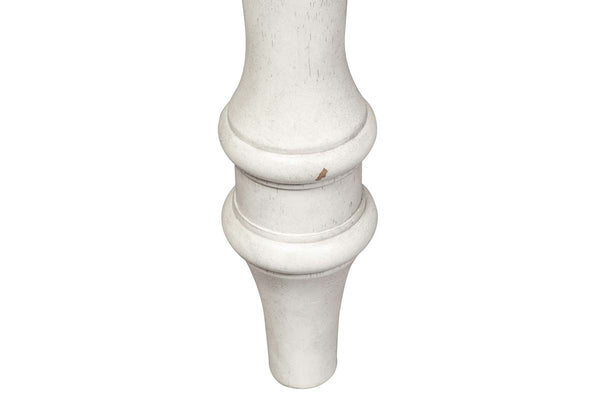 Carlee Antique Linen Modern Farmhouse 7-Piece Leg Table Dining Set