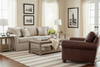Image of Carrigan Leather Deep Seat Living Room Furniture Collection