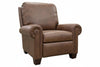 Image of Cecil Leather Rolled Arm Recliner