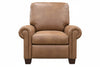 Image of Cecil Leather Rolled Arm Recliner