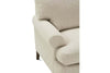 Image of Cecily Fabric Upholstered Rolled Arm Fabric Accent Chair