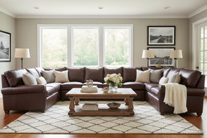 Chadwick Modular Leather Sectional Couch