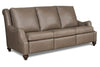 Image of Charles 84 Inch Power Wall Hugger English Arm Leather Sofa