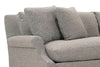 Image of Charlotte Bench Seat Rolled Arm Fabric Sectional