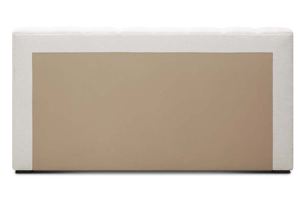 Ciro Queen & King Modern Leather Ribbed Headboard Platform Bed