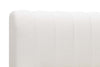 Image of Ciro Queen & King Modern Leather Ribbed Headboard Platform Bed