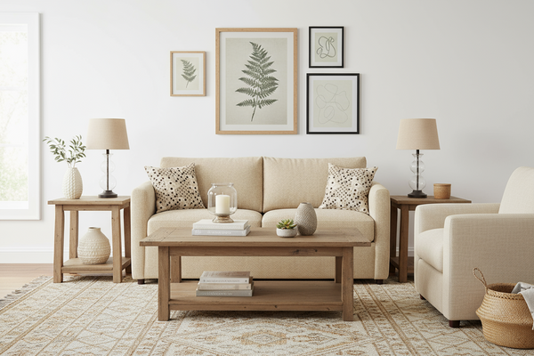 City 69 Inch Full Size Fabric Upholstered Sleeper Studio Sofa