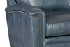 Image of Clifford Transitional Pillow Back Leather Loveseat