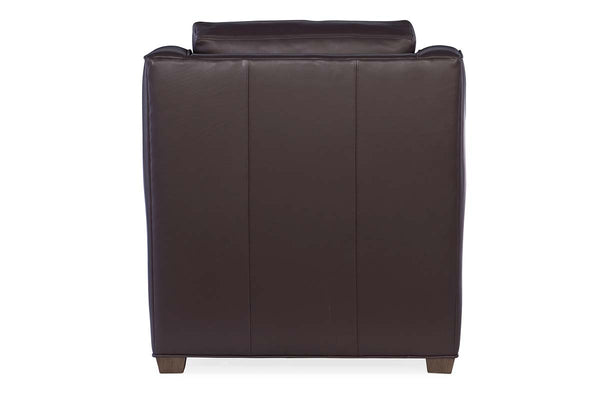 Collins Leather Power "WALL HUGGER" Pillow Back Living Room Reclining Chair