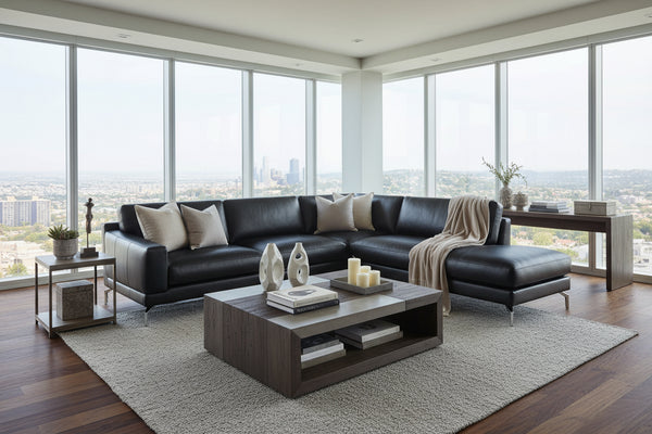 Colson Two Piece Lounge Chaise Sectional (Version 1 As Configured)
