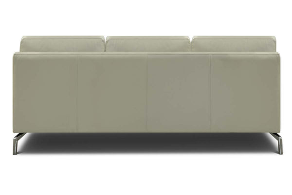 Colson 83 Inch Modern Leather Pillow Back Sofa