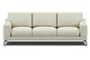 Image of Colson 83 Inch Modern Leather Pillow Back Sofa