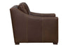 Image of Conrad Chocolate "Quick Ship" Leather Living Room Furniture Collection