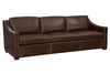 Image of Conrad Chocolate "Quick Ship" Leather Living Room Furniture Collection