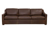 Image of Conrad Chocolate "Quick Ship" Leather Living Room Furniture Collection