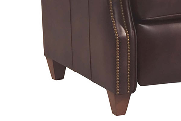 Corwin Leather Tufted Pillow Back Recliner