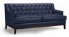 Image of Cosmopolitan 81 Inch Leather Apartment Sofa