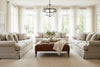 Image of Crispin 48 Inch Rectangular Deep Button Tufted Ottoman With Nailhead Trim