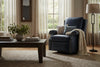 Image of Cutler Leather SWIVEL/GLIDER Pillow Back Reclining Chair