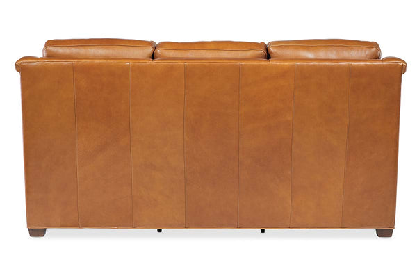 Dale 83 Inch Dual Power "Wall Hugger" Three Cushion Pillow Back Leather Sofa