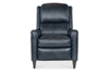Image of Dante Leather Bustle Pillow Back Recliner Chair