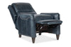 Image of Dante Leather Bustle Pillow Back Recliner Chair