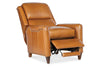 Image of Dante Leather Bustle Pillow Back Recliner Chair