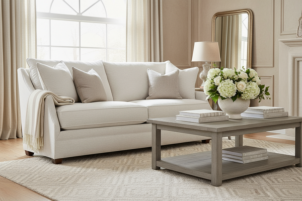 Darcy Fabric Sculpted Sloping Track Arm Collection