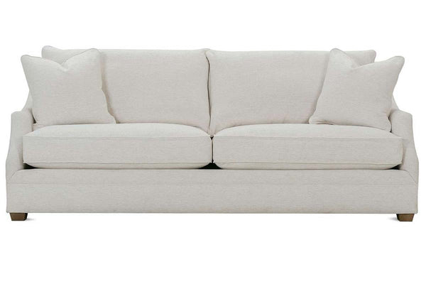 Darcy 90 Inch Two Cushion Or Single Bench Seat Fabric Sofa