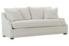 Image of Darcy 90 Inch Two Cushion Or Single Bench Seat Fabric Sofa