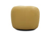 Image of Darrin Contemporary Leather Swivel Accent Chair