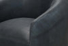 Image of Darrin Contemporary Leather Swivel Accent Chair
