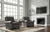 Image of Davis Classic Rolled Arm Leather Apartment Size Sofa Collection