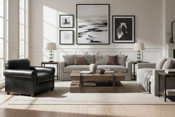 Desmond Tight Back Leather Club Chair