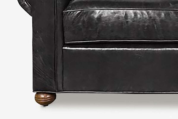 Desmond Tight Back Leather Club Chair